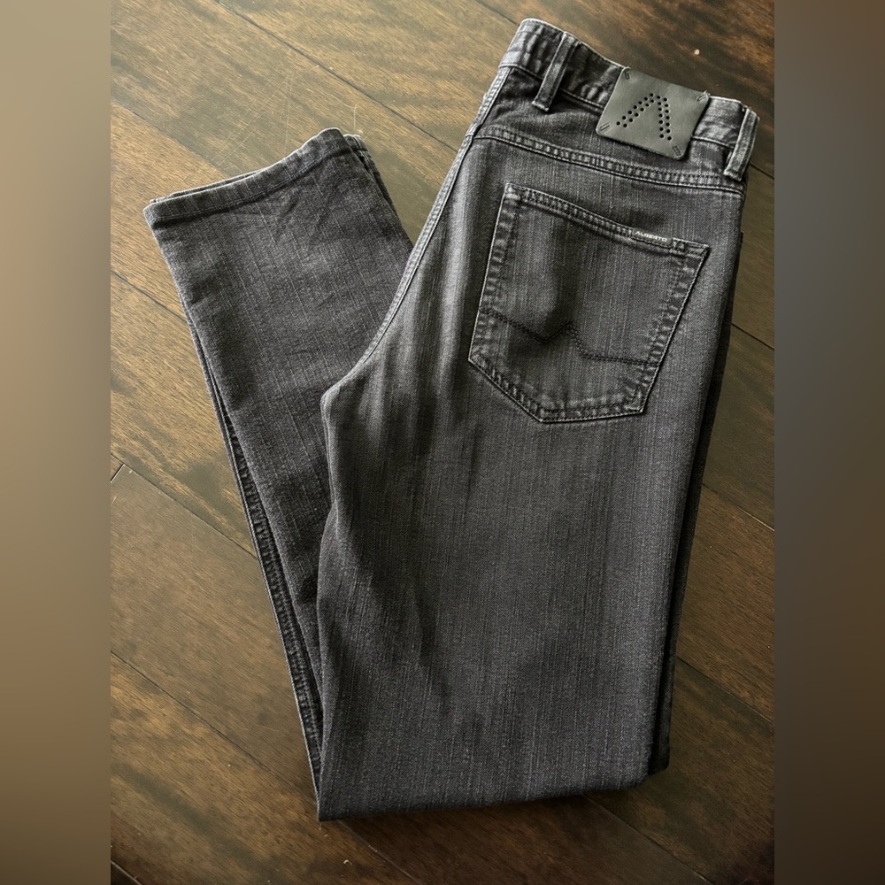 Men's ALBERTO Black Jeans 34/36 slim fit